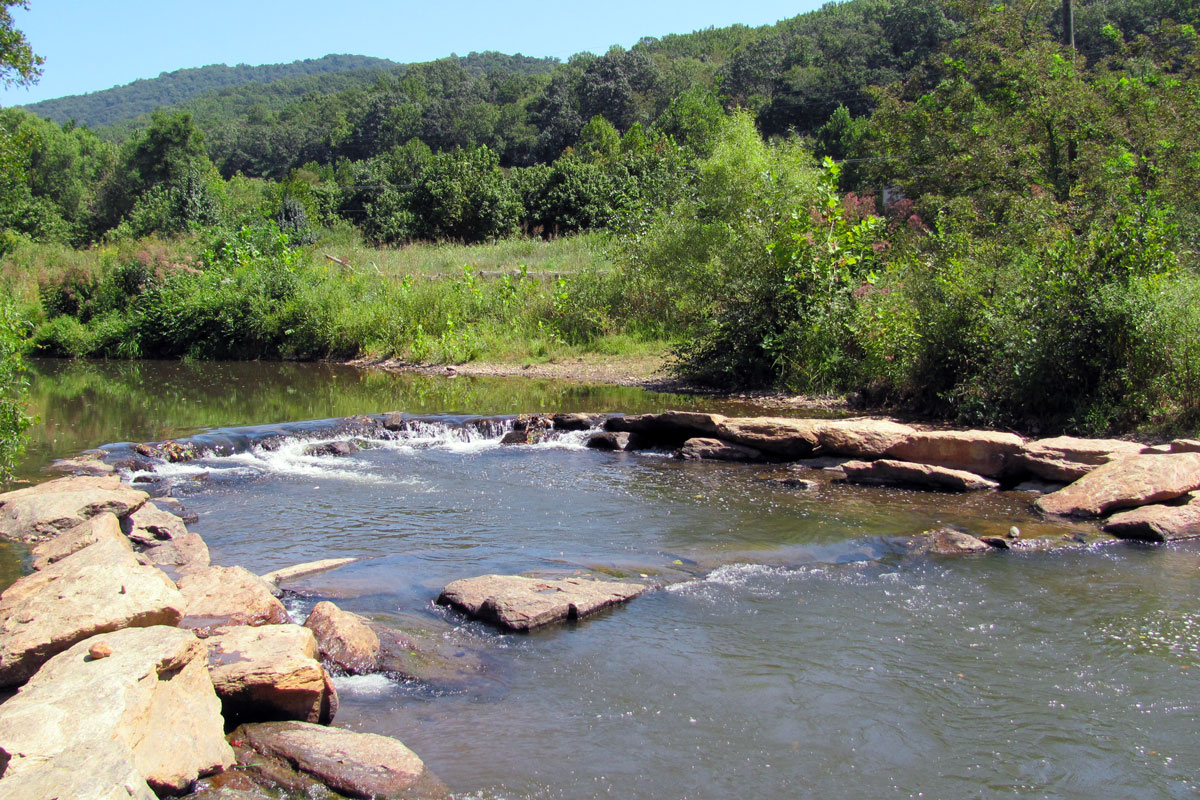 Swannanoa River at Azalea Park
